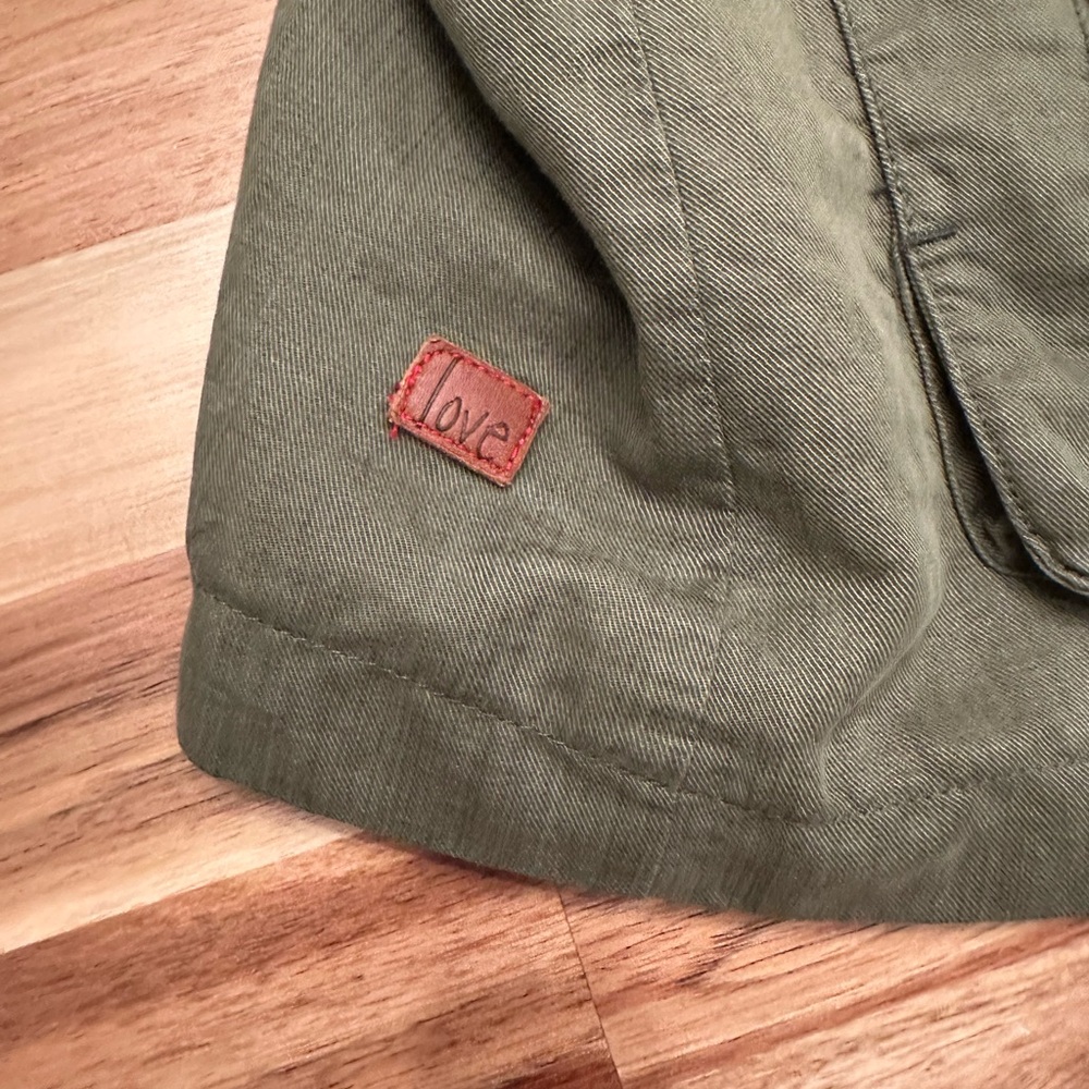 Green Jacket with Red Love Graphic - Picture 5 of 6